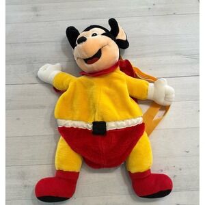 Vintage Mighty Mouse a&a plush co. Backpack plush‎